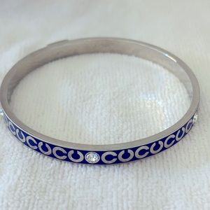 Coach silver bracelet